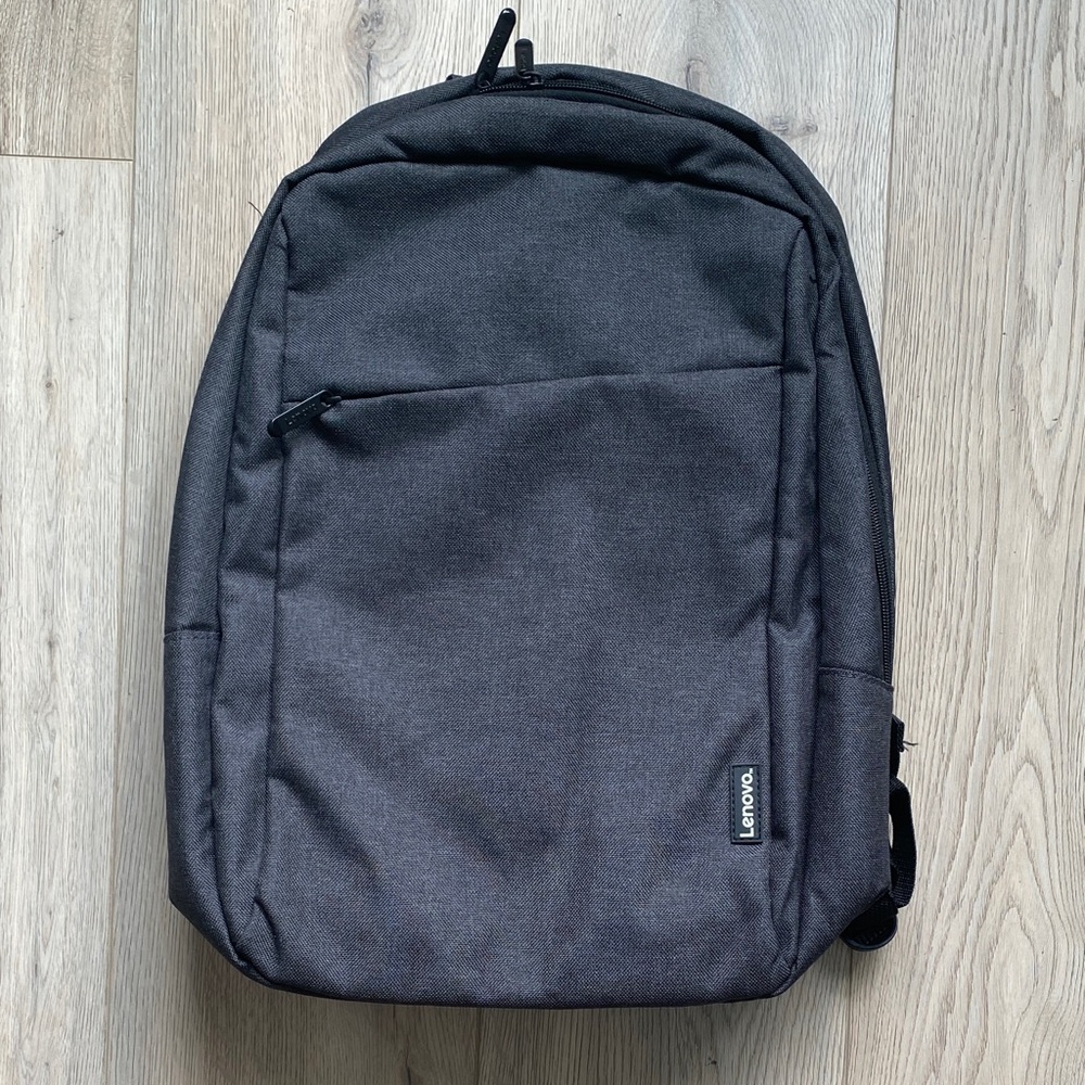 Lenovo Charcoal Gray Laptop Backpack EUC